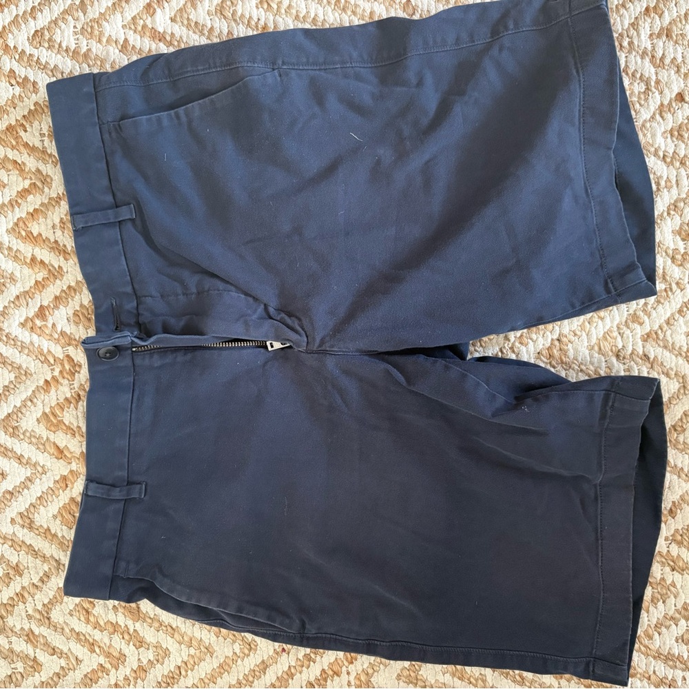 Everlane Navy Blue Flat Front Men's Shorts